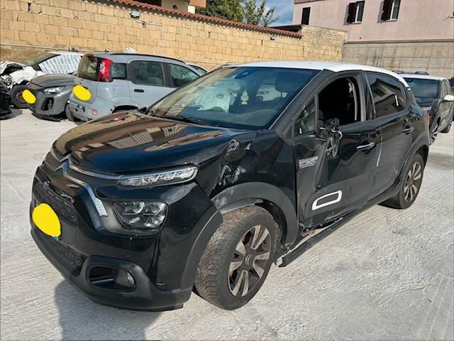 Citroen C3 2023 sinistrata incidentata BlueHDi 100 S&S Shine