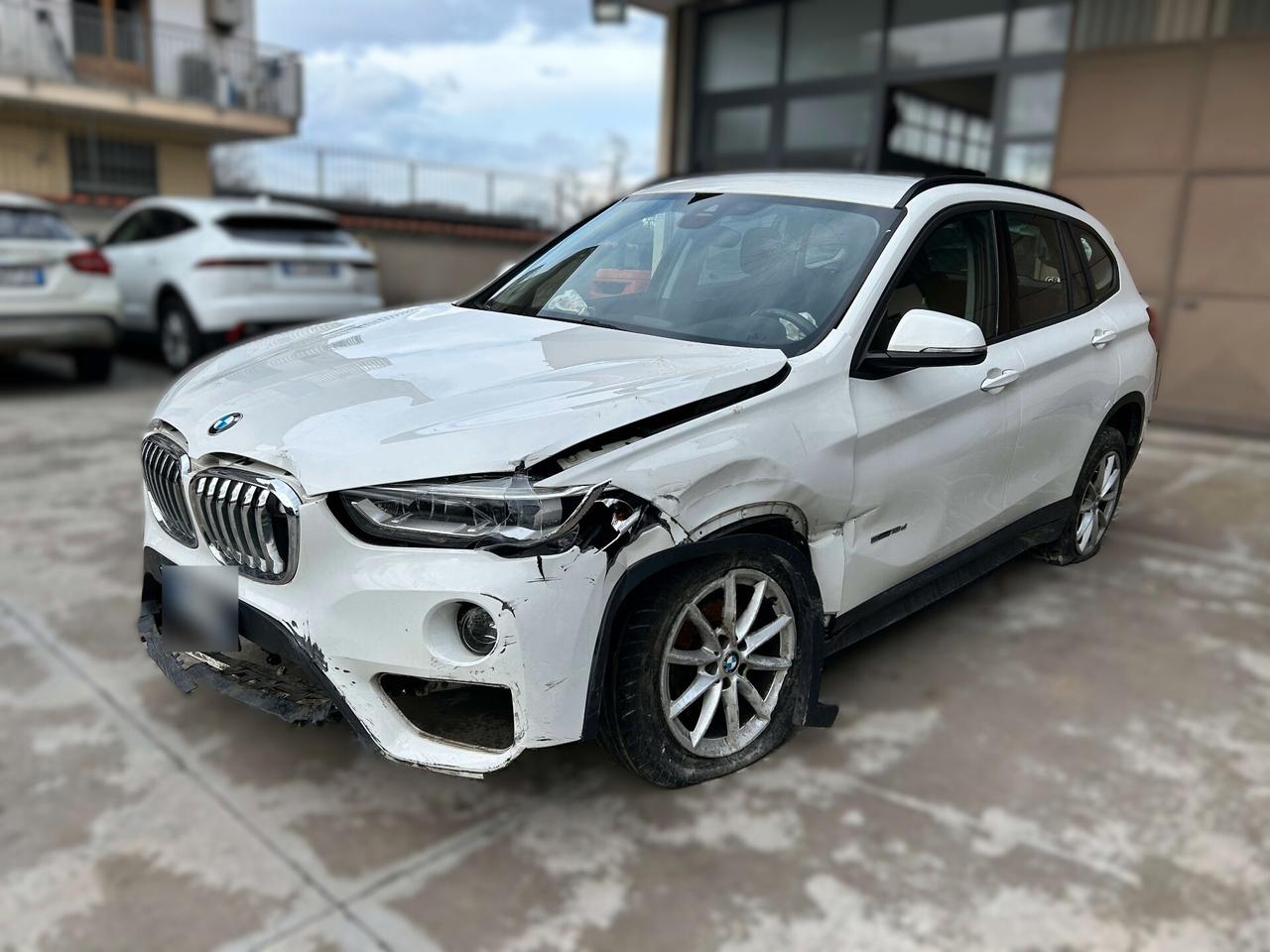 Bmw X1 sDrive16d 115CV - 2018 Incidentata