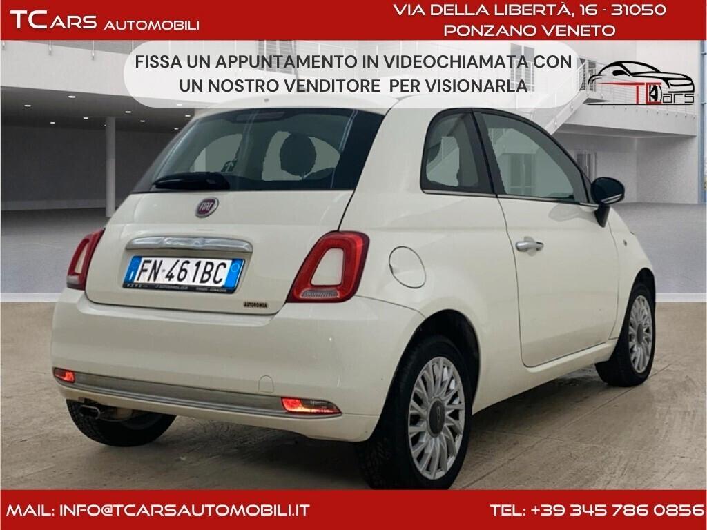 FIAT 500 1.2 BENZINA - TETTO PANORAMICO - NEOPAT.