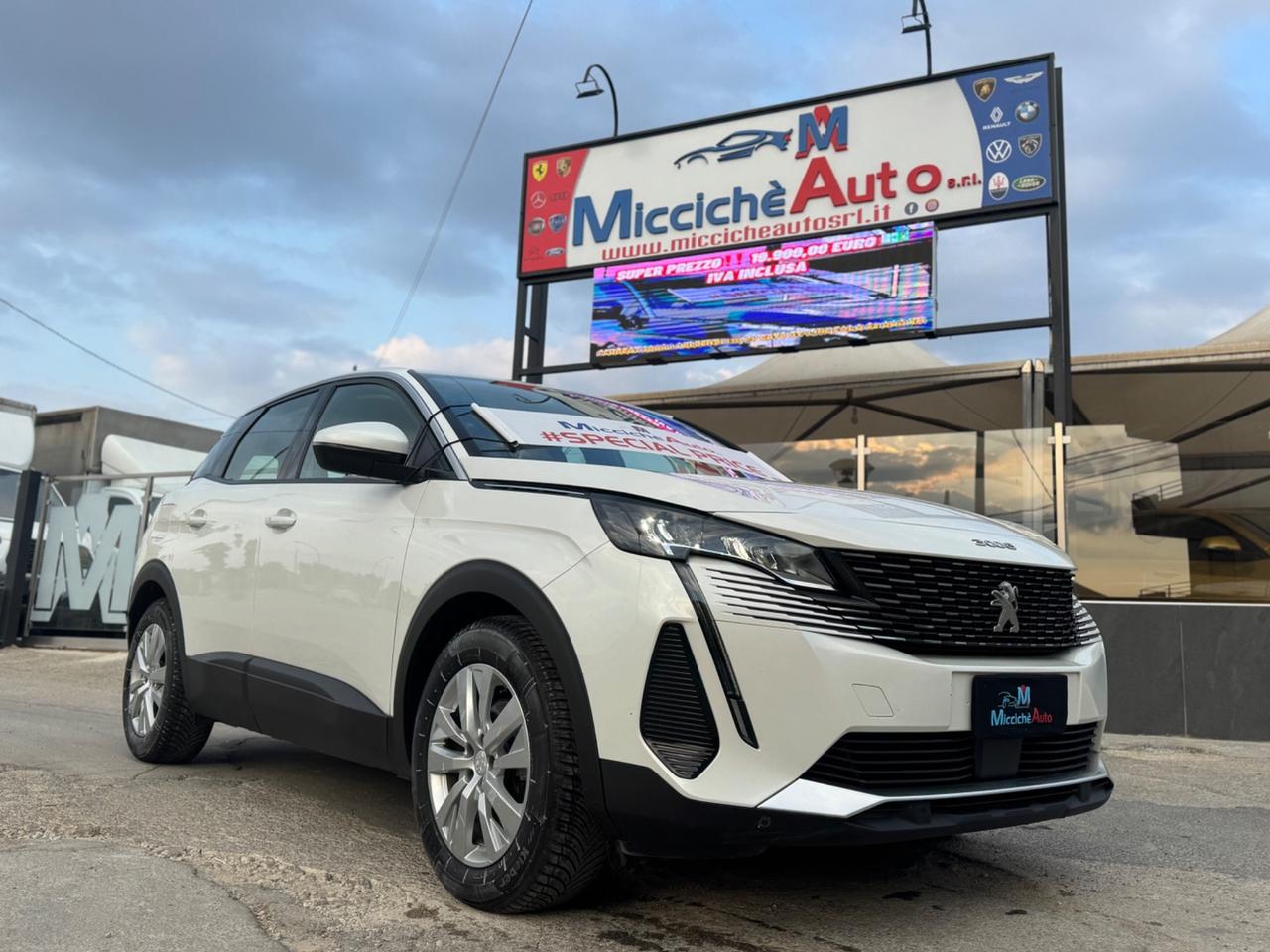 PEUGEOT 3008 1.6 BLUEHDI 130 CV N1 BIANCO PERLA FULL IVA