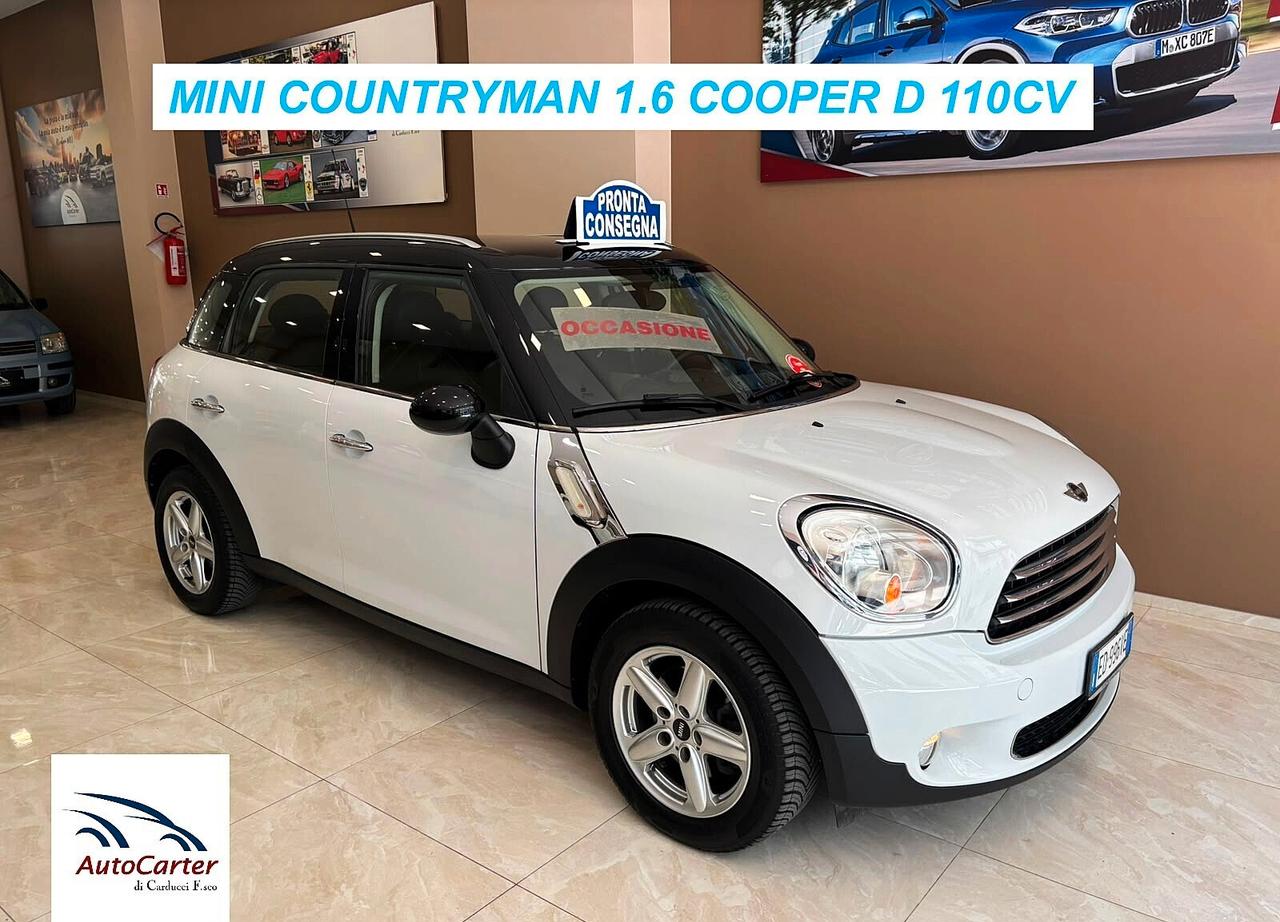 Mini Cooper D Countryman 1.6 diesel 110CV