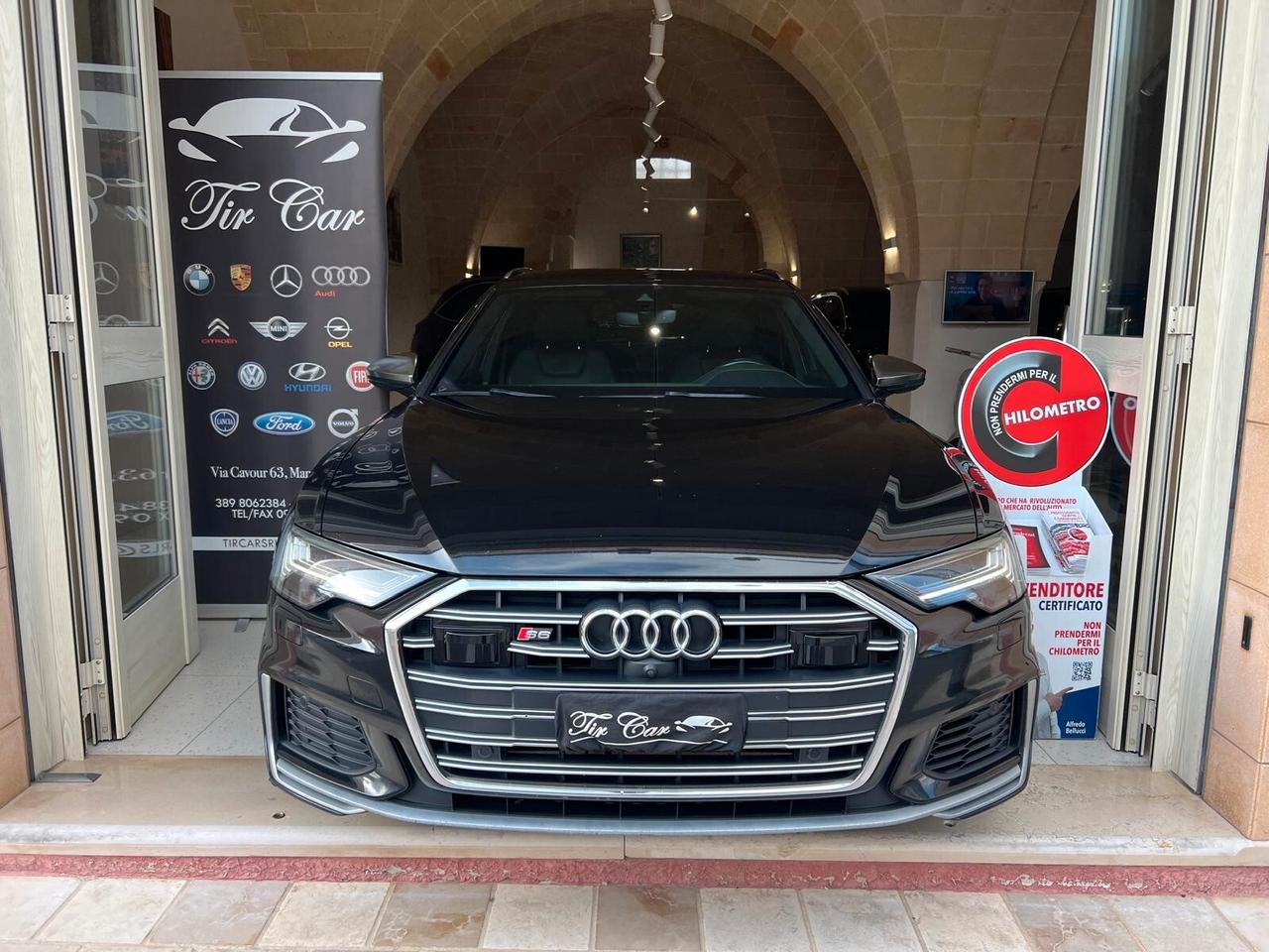 AUDI S6 AVANT 3.0 TDI MHEV 349CV QUATTRO ALCANTARA NAVI CAM360° ANNO 2020