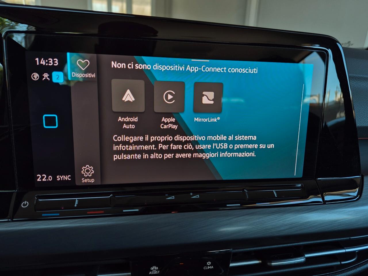 Volkswagen Golf 1.5 ETSI EVO 130CV DGS LED NAVI APPLE CARPLAY / ANDROID AUTO COCKPIT