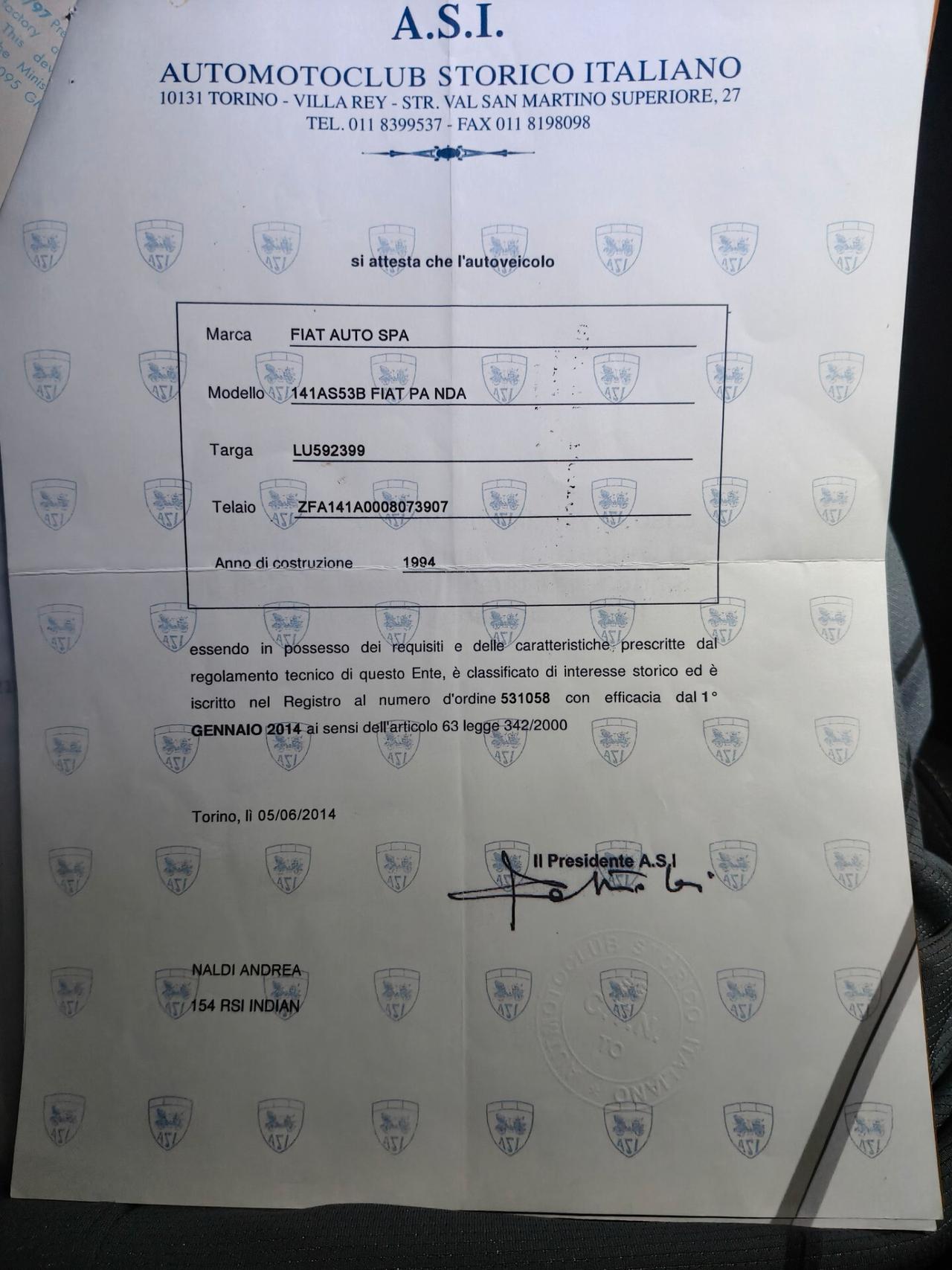 Fiat Panda 1100 i.e. cat 4x4 Trekking