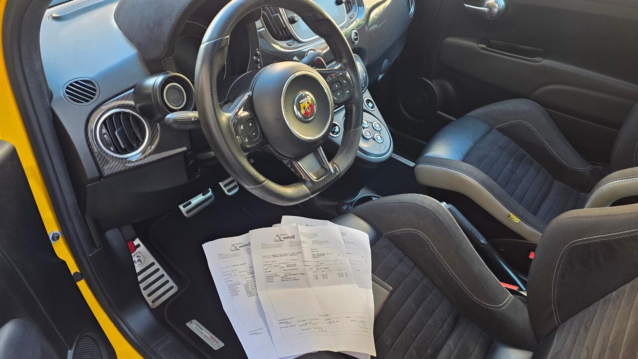Abarth 595 180 CV Competizione AUTO SABELT CARBONIO GARANZIA