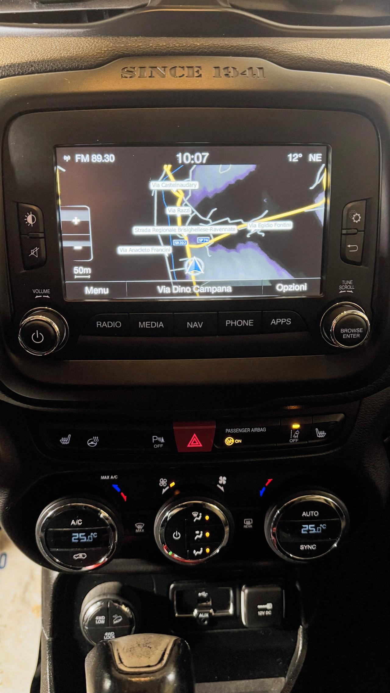 Jeep Renegade 2.0 mjt Trailhawk 4wd 170cv auto Gancio Traino