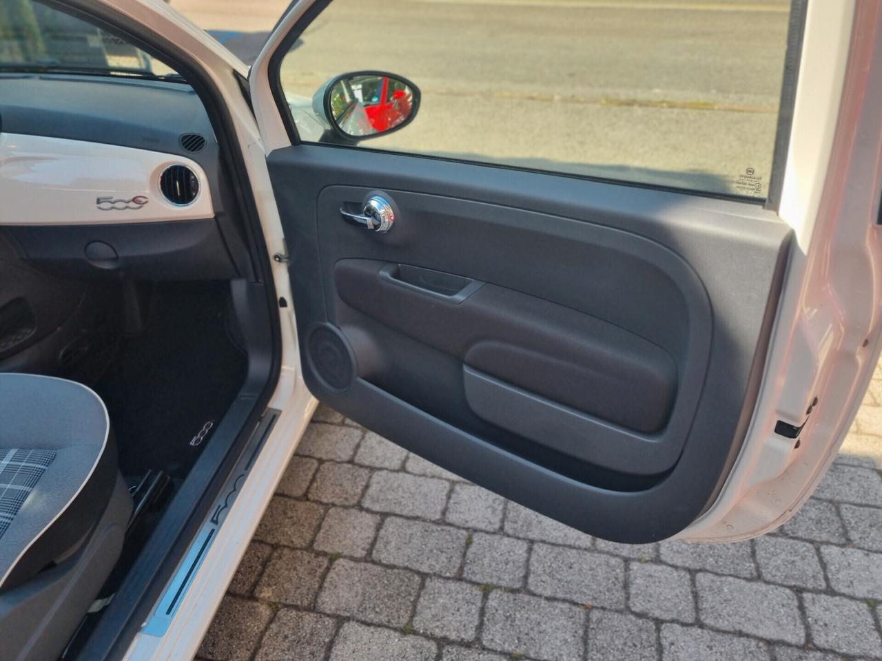 Fiat 500 lounge cabrio anno2016 km67000 neopat
