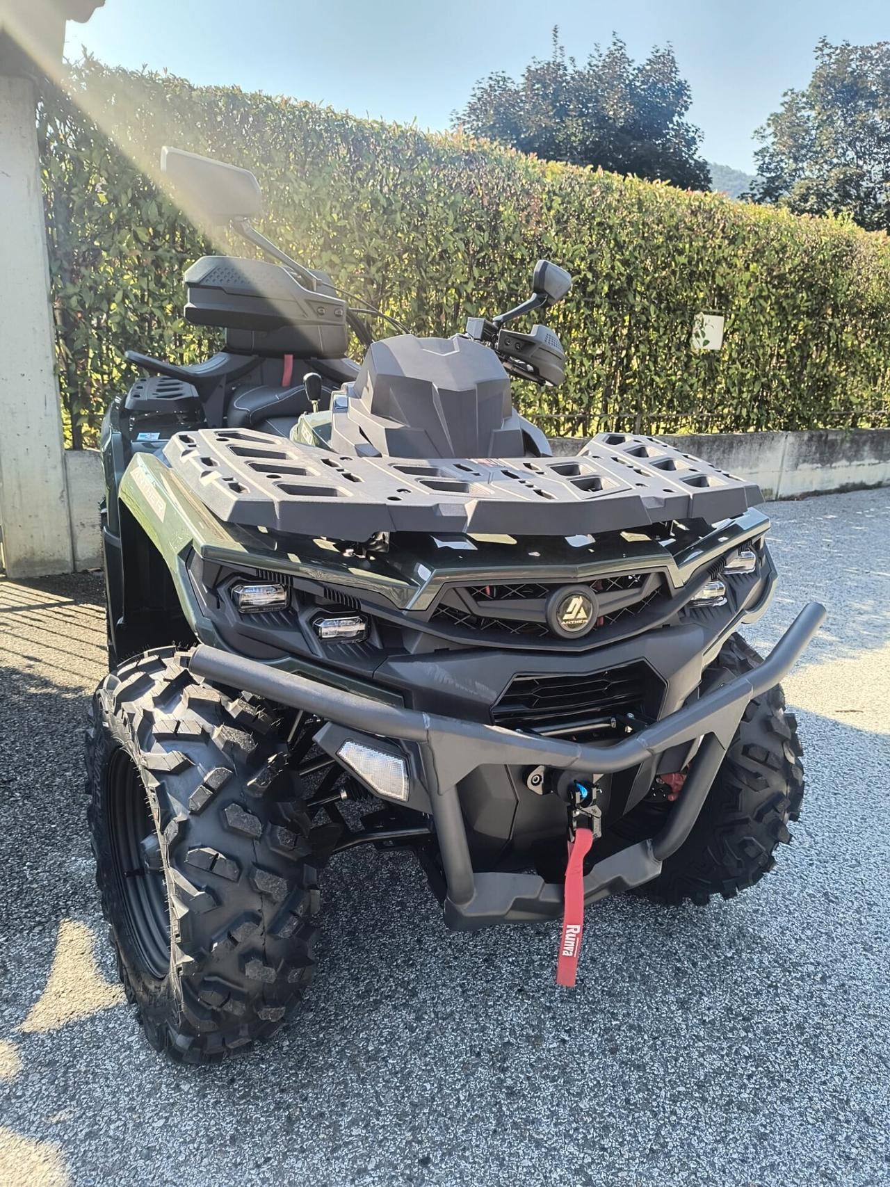 QUAD AGRICOLO ANTHER 650 TARGA GIALLA
