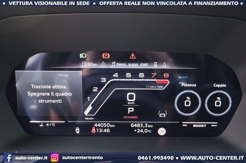 Audi A3 RS3 SPB TFSI TETTO VMAX *GARANZIA2027