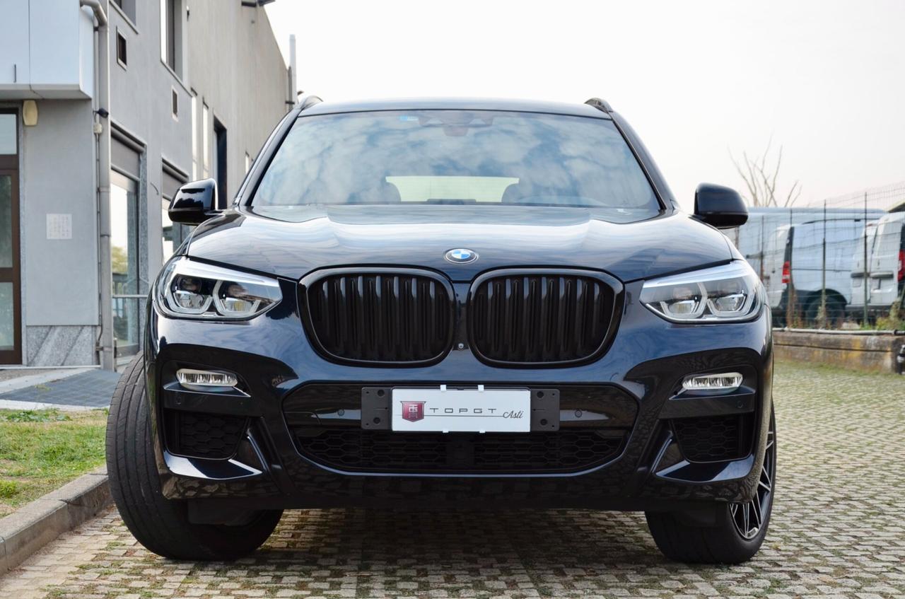 BMW X3 XDRIVE30d MSPORT 249cv AUTO, UFF ITALIANA, EURO 6D, FARI ADAPTIVE LED, GANCIO, 20", PERMUTE