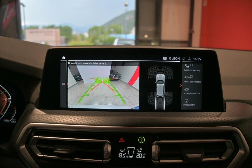 BMW X3 18D 150CV STEPTRONIC 48V S-DRIVE MSPORT ( FARI LED - BMW DIGITAL COCKPIT - PELLE - CLIMA TRIZONA - NAVI - MIRROR - PARK ASSISTANT - TELECAMERA POST. - CERCHI 19 )
