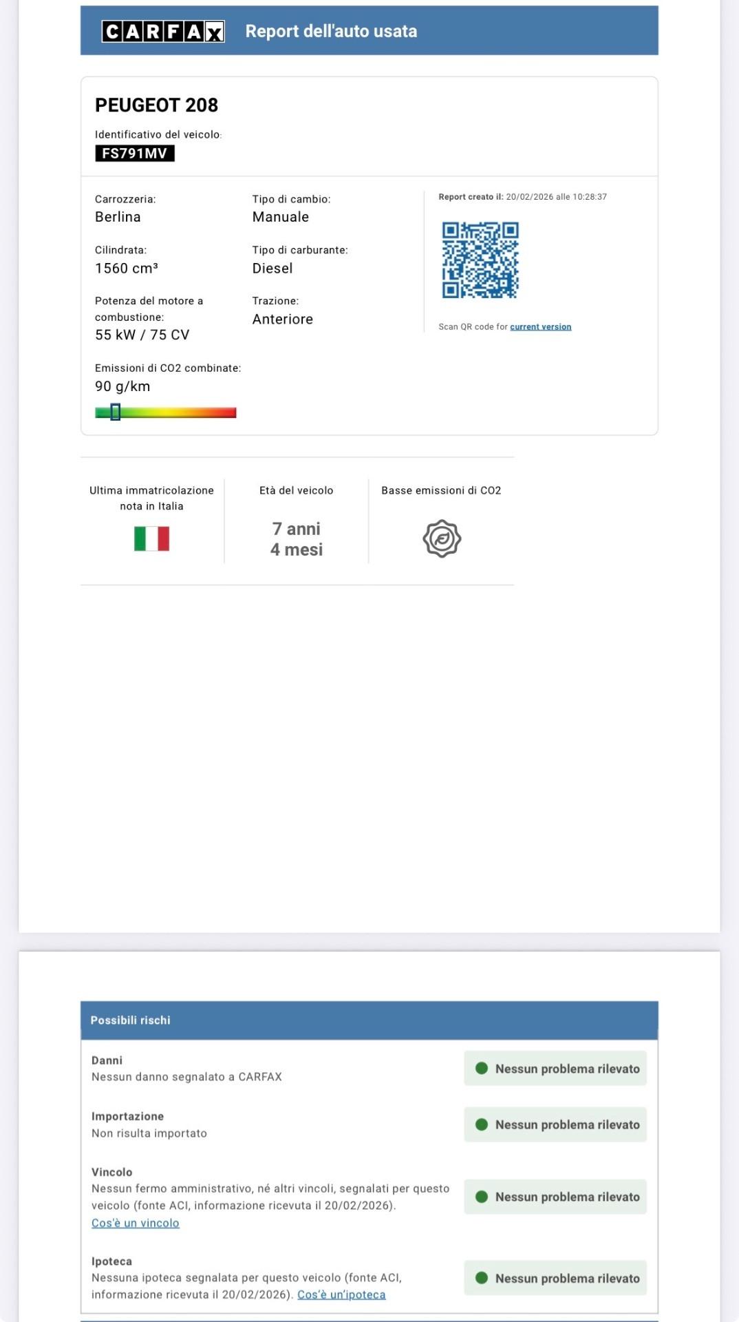 Peugeot 208 BlueHDi 75 5 porte Allure