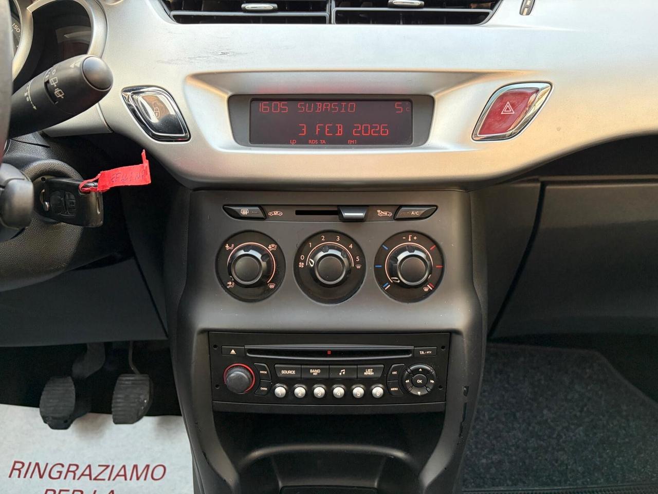 Citroen C3 1.1 60Cv EURO5 12 MESI DI GARANZIA