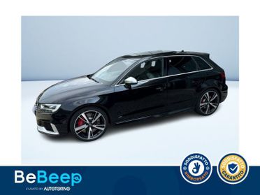 Audi A3 RS3 SPORTBACK 2.5 TFSI QUATTRO S-TRONIC