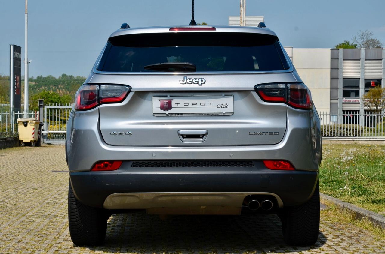 JEEP COMPASS 2.0 MJT LIMITED 4wd 140cv AUTO, UFF ITALIANA, SERVICE CON FATTURE, EURO 6B, PERMUTE