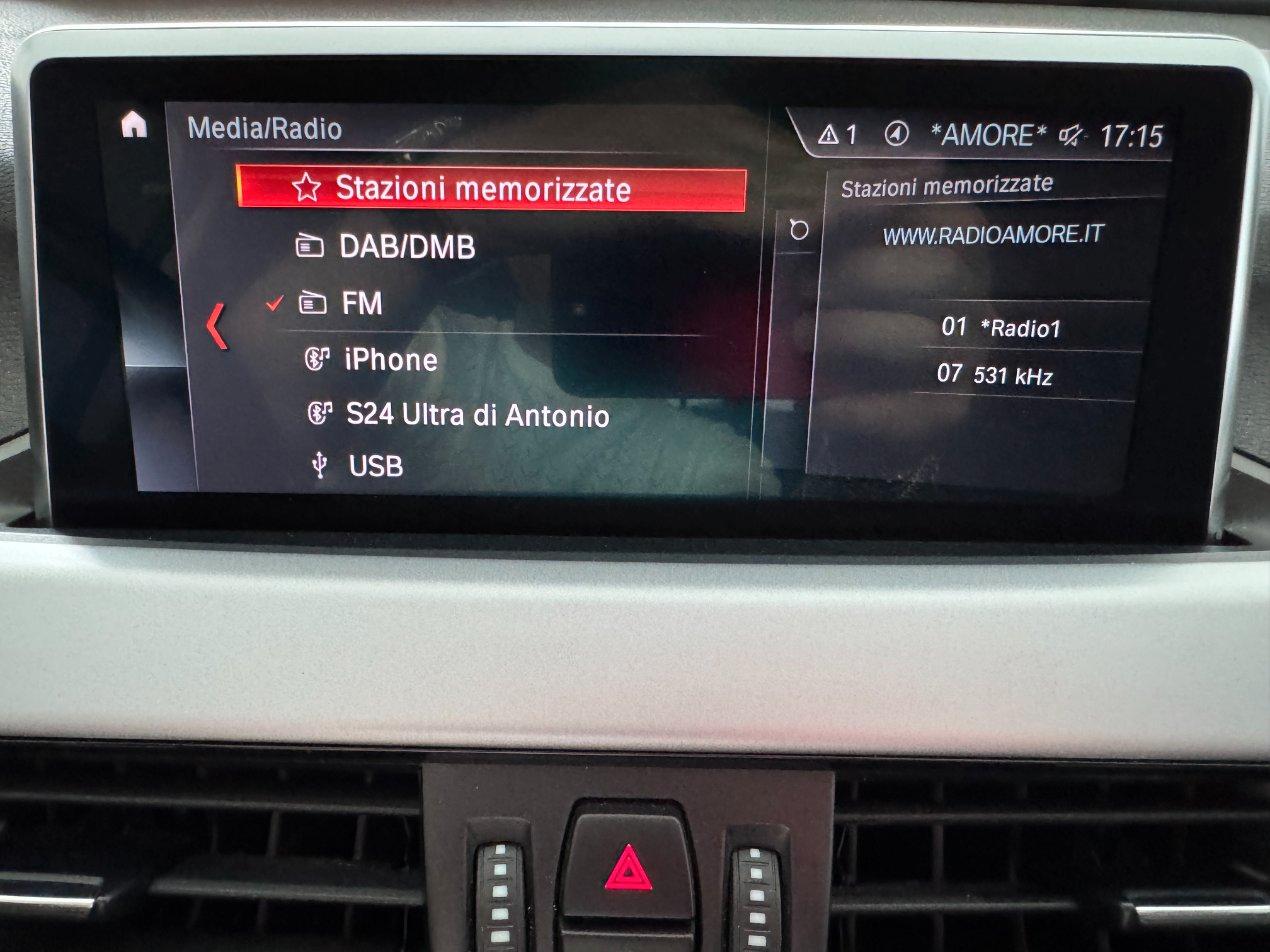 BMW X1 sdrive18d Sport auto Navi led Tagliandi Bmw
