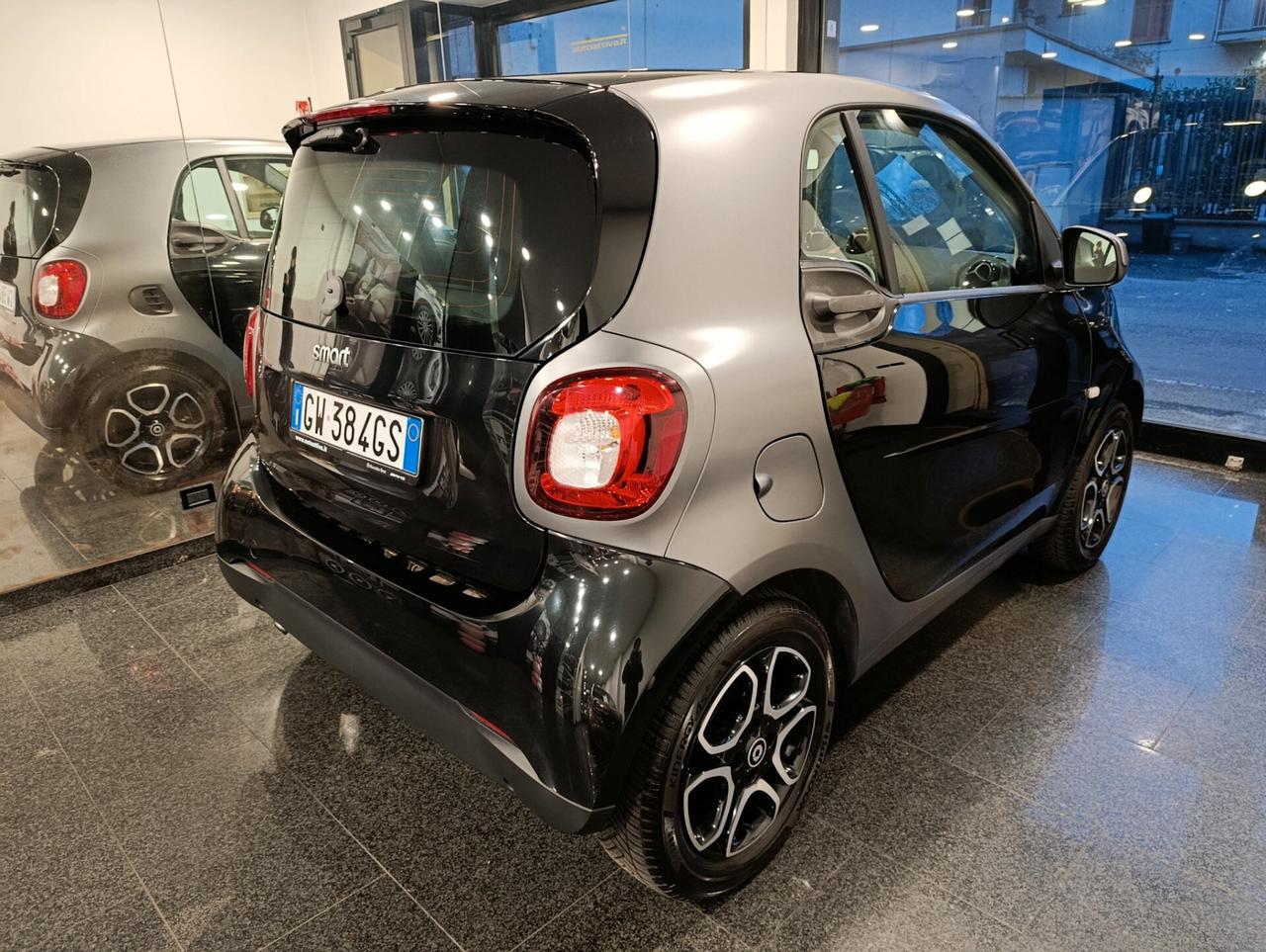 Smart ForTwo 90 0.9 Turbo twinamic Passion Nero e Opaco Navi full