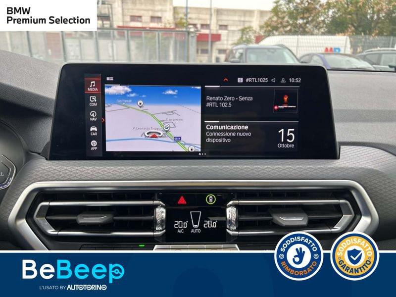 BMW X3 XDRIVE20D MHEV 48V MSPORT AUTO