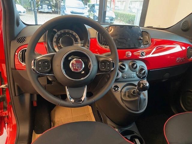 Fiat 500 1.0 Hybrid Red