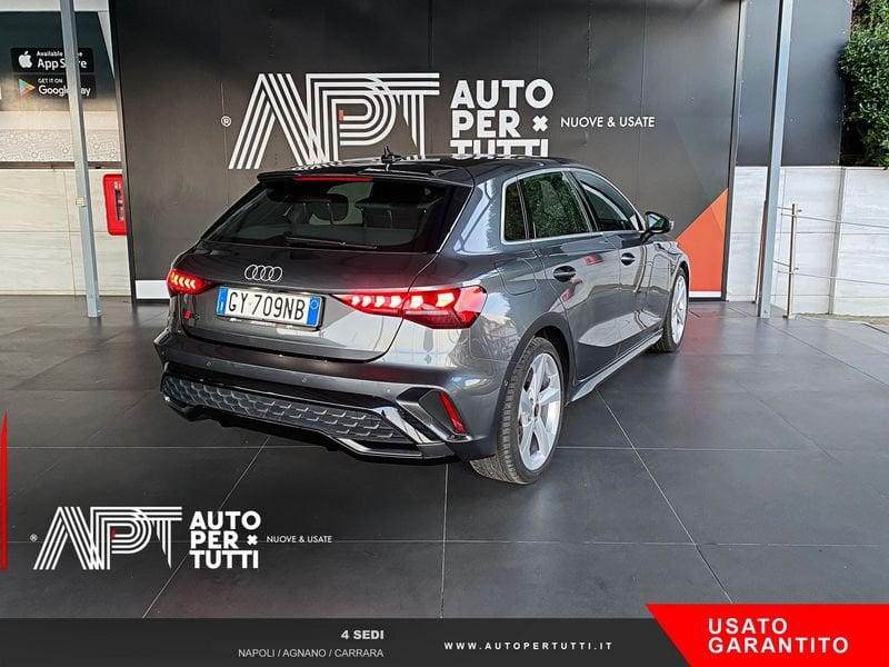 Audi A3 A3 Sportback 1.5 tfsi mhev S line edition 150cv s-