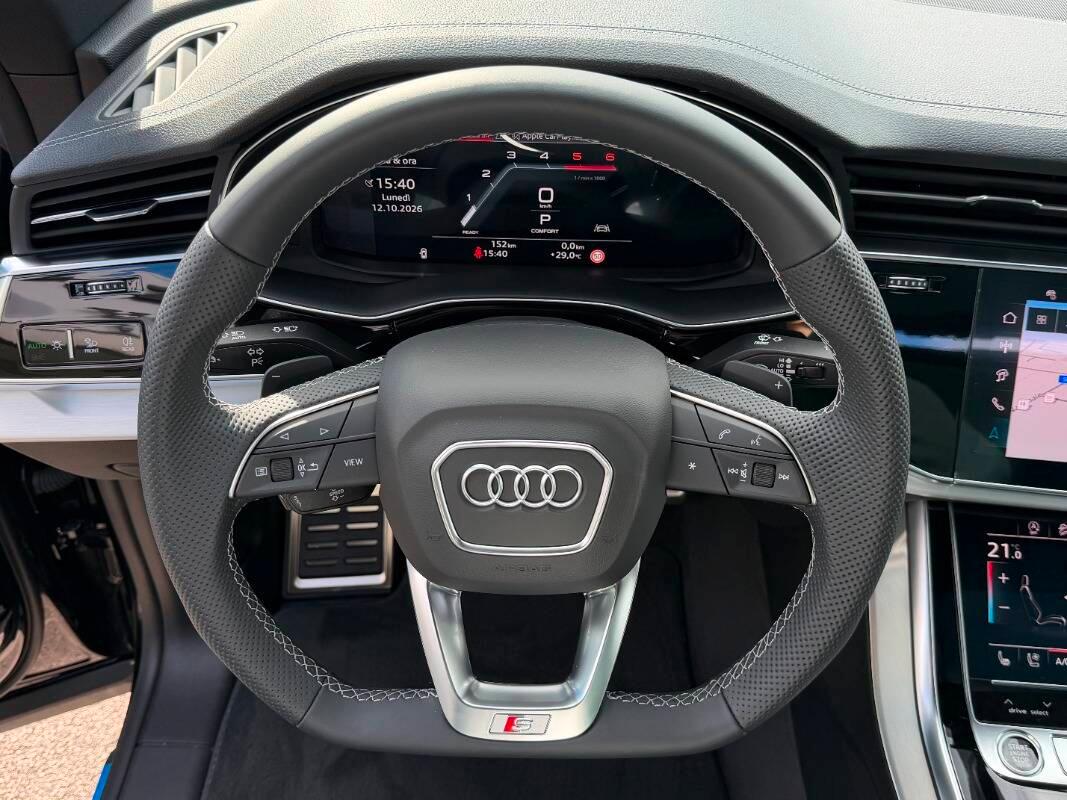 Audi Q8 3.0 tdi 286cv S line quattro Tetto Valcona Ventilati