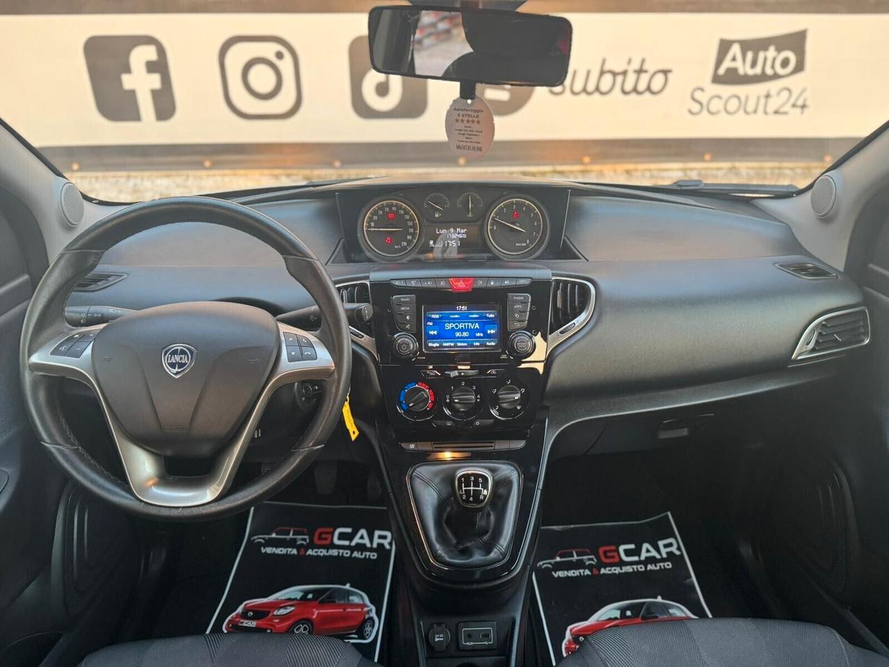 Lancia Ypsilon 1.2 69 CV 5 porte GPL Ecochic Gold