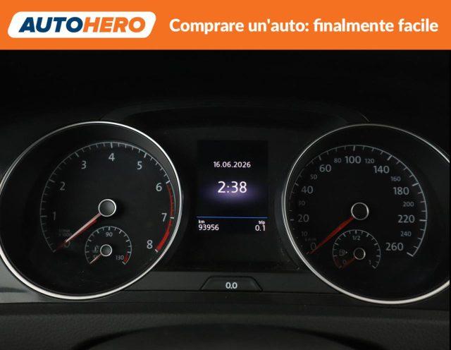 VOLKSWAGEN Golf 1.4 TSI 125 CV 5p. Business BlueMotion Technology