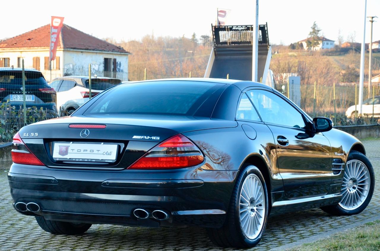 MERCEDES-BENZ SL 55 AMG 500cv, ISCRITTA ASI, PERFETTA, UFF ITALIANA, SERVICE MERCEDES, PERMUTE