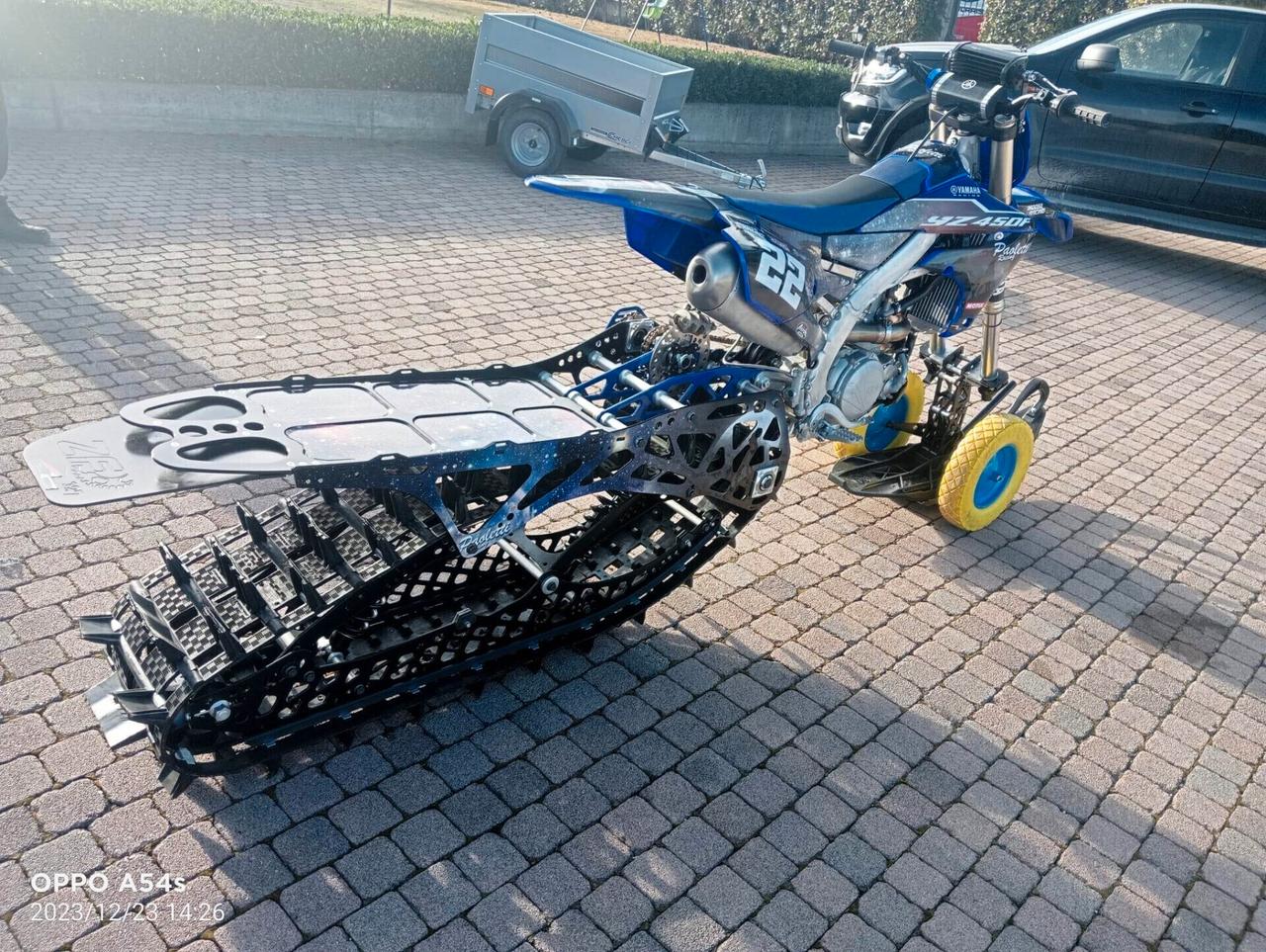Yamaha yzf 450 kit cingoli snowbike da 127