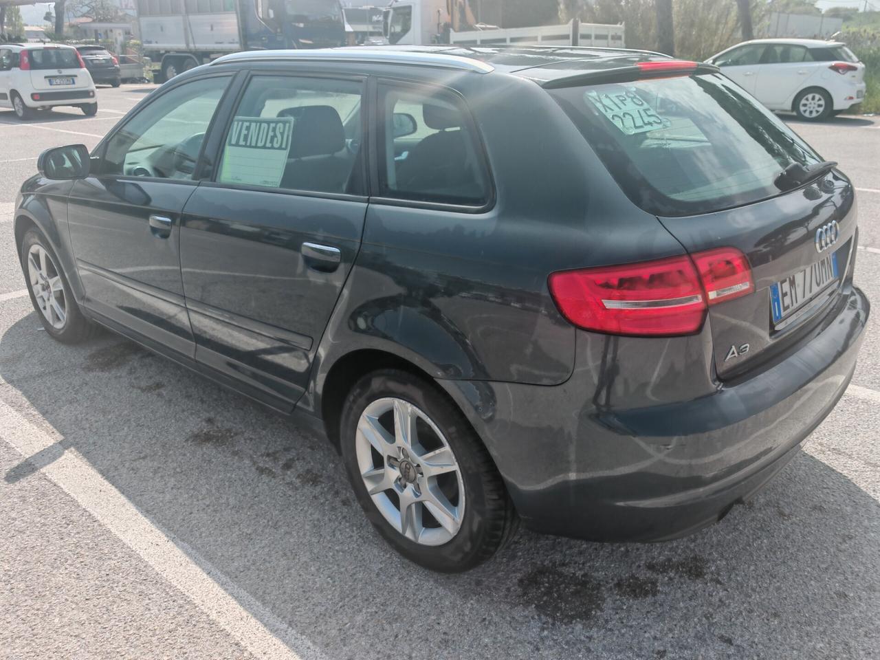 AUDI A3 5P 1.6 TDI 90 CV ,OK NEOPATENTATI .
