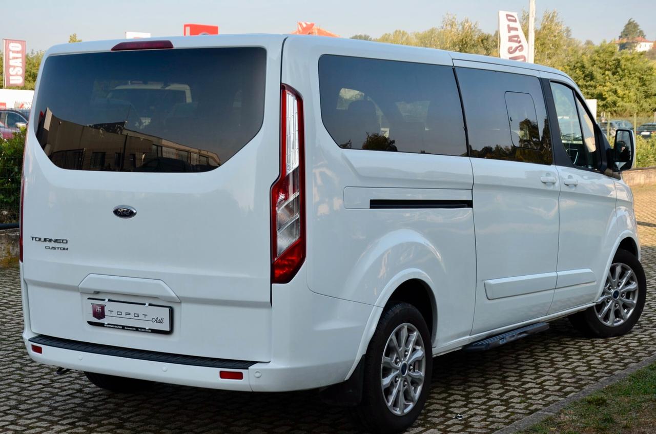 FORD TOURNEO CUSTOM 2.0 TDI 130cv 9 POSTI, VETTURA PRIVATA NO IVA, EURO 6D, PERMUTE