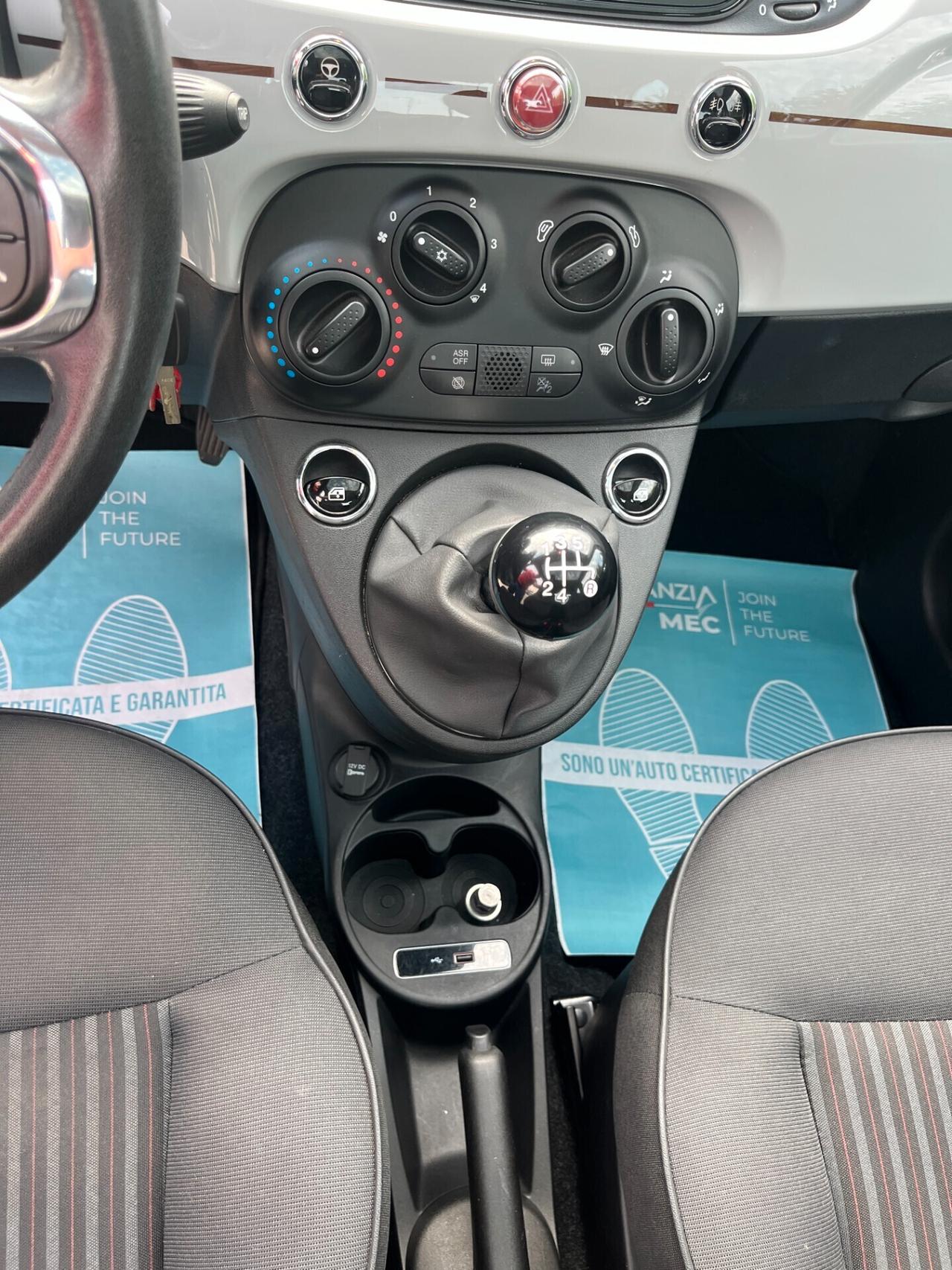 Fiat 500 1.2 COLLEZIONE modello my18 adatta ai neopatentati UNICO PROPRIETARIO*PANORAMICO*