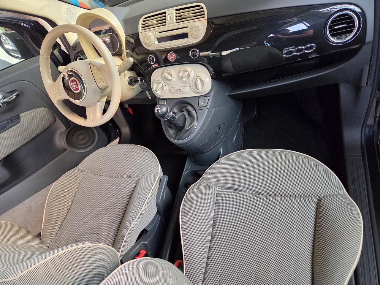Fiat 500 1.2 Lounge, unicaproprietaria, Garanzia, 2011