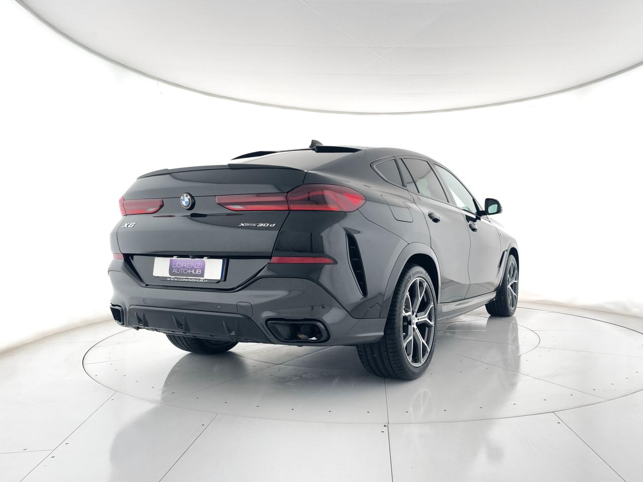 BMW X6 xdrive30d mhev 48V Msport auto CAMERA 360+ACC+PELLE+C21"