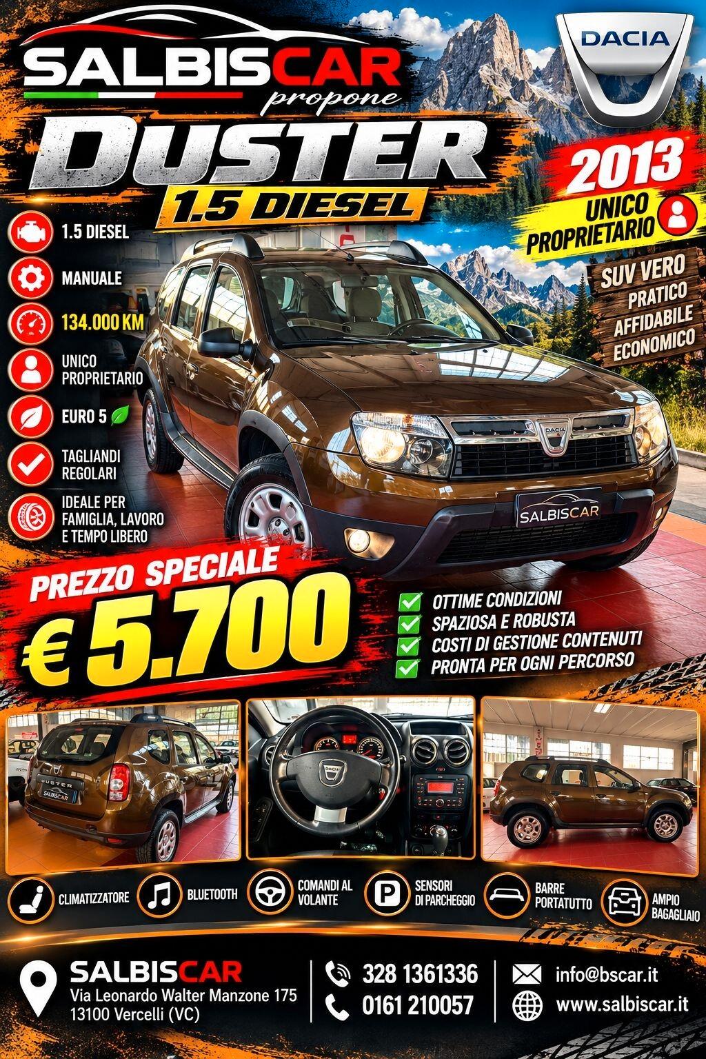 Dacia Duster 1.5 dCi 90CV 4x2 Ambiance