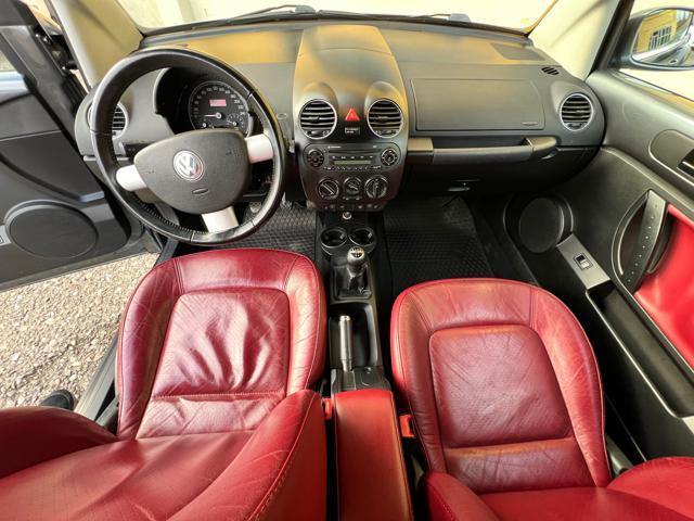 VOLKSWAGEN New Beetle 1.6 Cabrio CAPOTE E INTERNI IN PELLE ROSSA