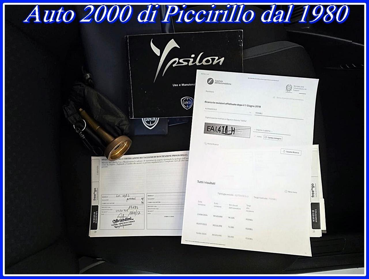 Lancia Ypsilon 1200 GPL di serie Garanzia 12 Mesi