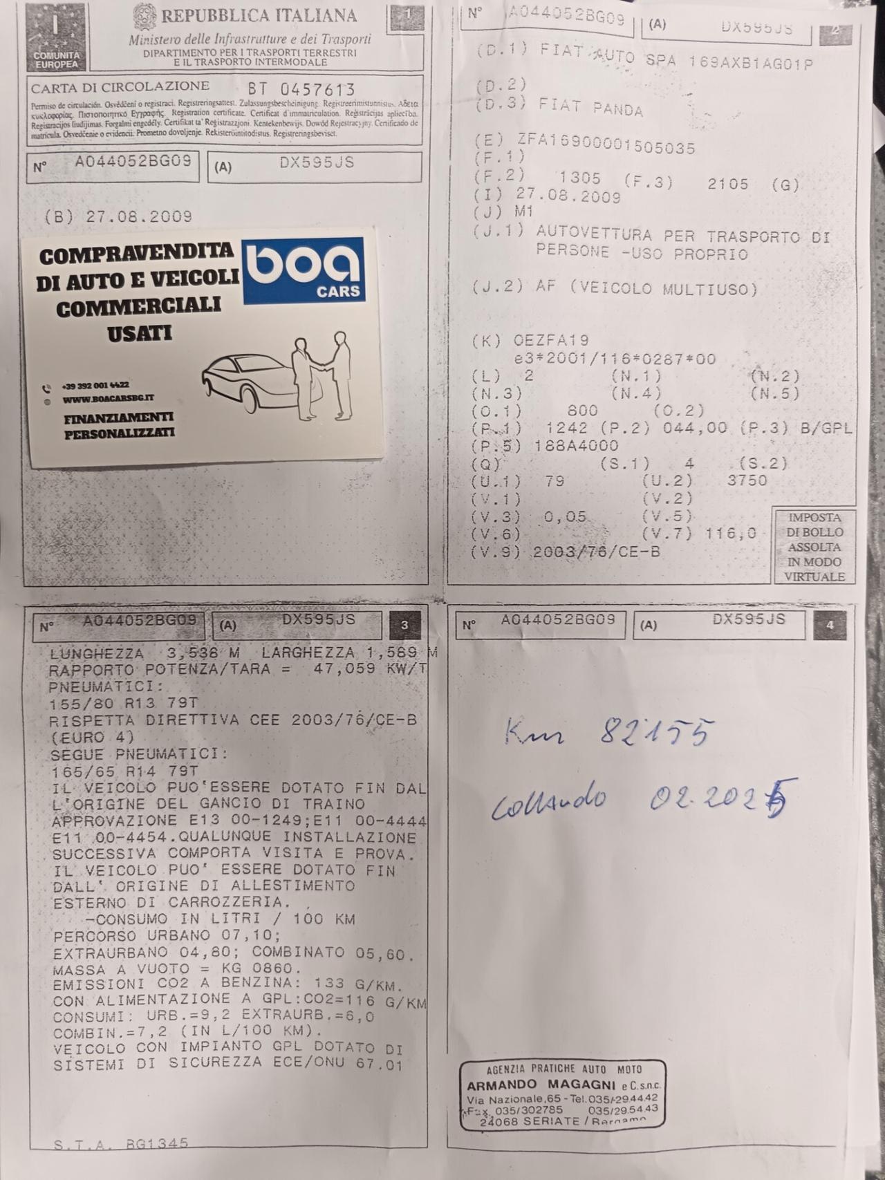 Fiat Panda 1.2 Dynamic GPL