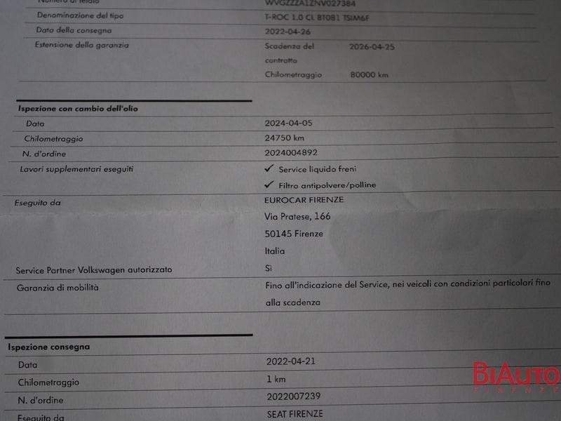 Volkswagen T-Roc T-Roc 1.0 TSI Style