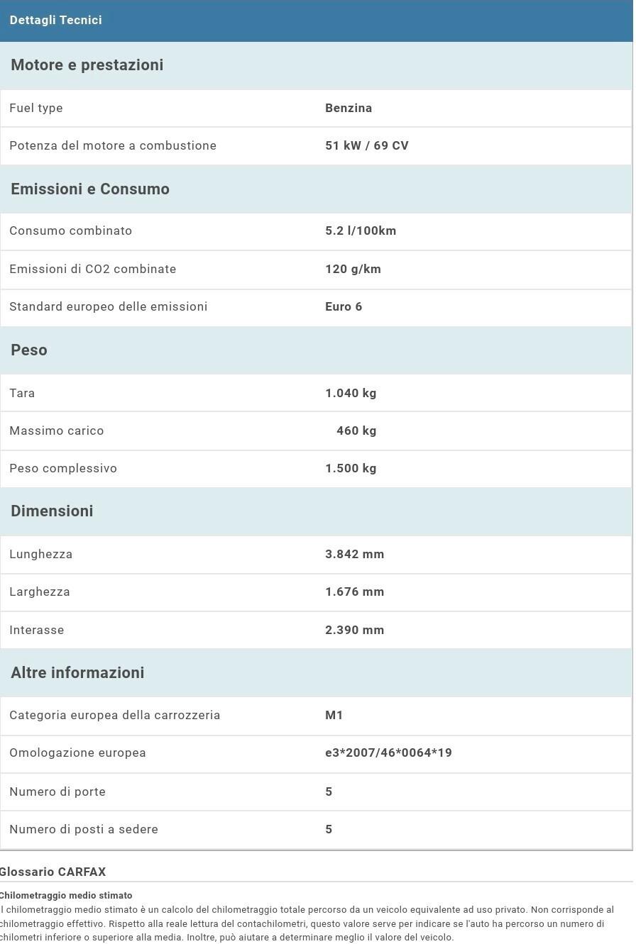 LANCIA YPSILON 1.2-UNICO PROPRIETARIO-NEOPATENTATI