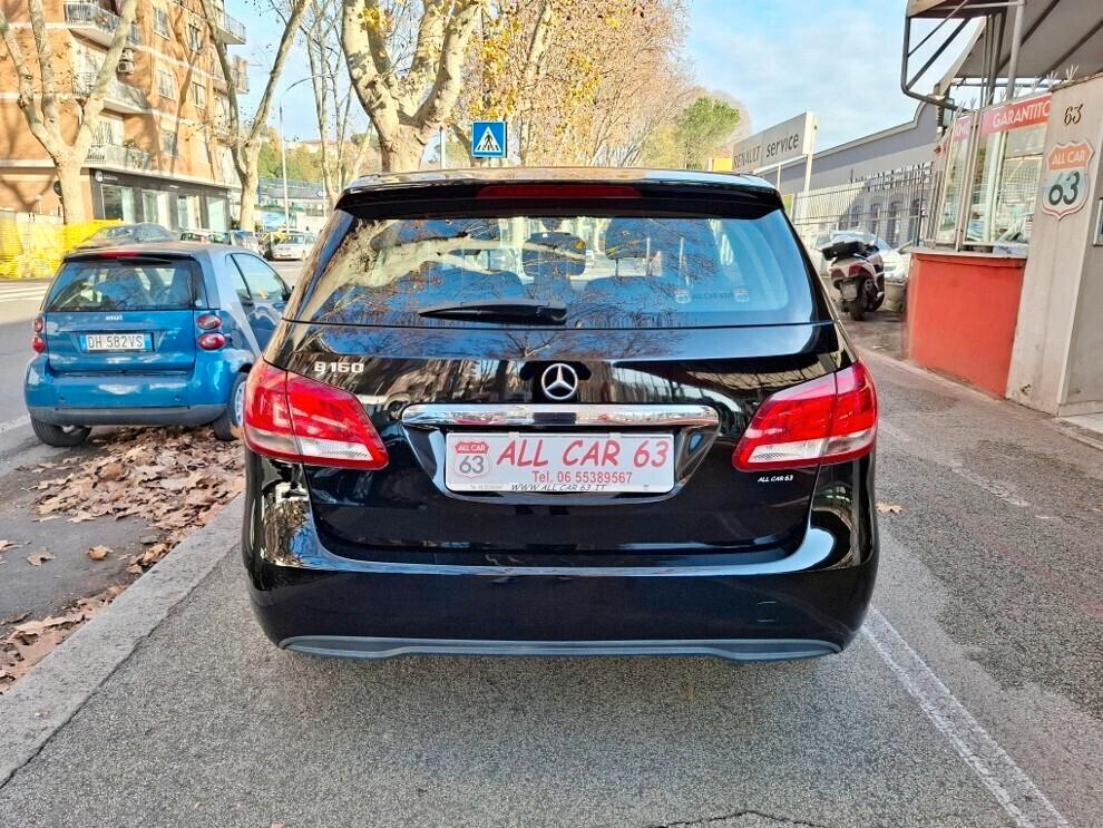 Mercedes-benz B 160 1.6 BENZINA UNIPRO' RETROCAMERA NAVI E 6 TAGLIANDI