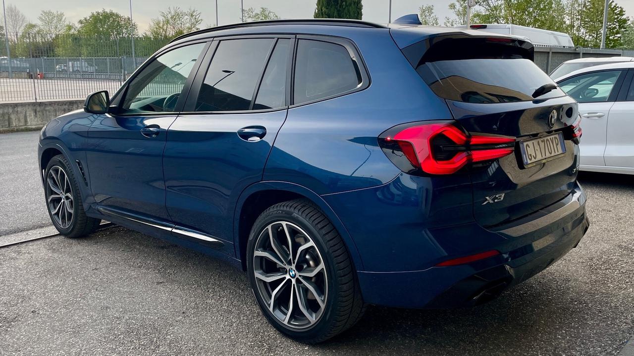 Bmw X3 X-DRIVE 48V 2.0 ADVANTAGE 190CV - FULL LED, TETTO, PELLE