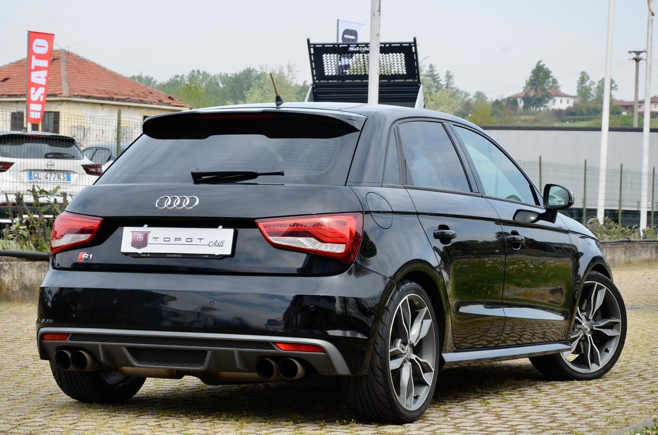 AUDI S1 SPORTBACK 2.0 TFSI QUATTRO 231cv 5p, UFF ITALIANA, KEYLESS, XENO, SEDILI IN PELLE, 18", PERMUTE
