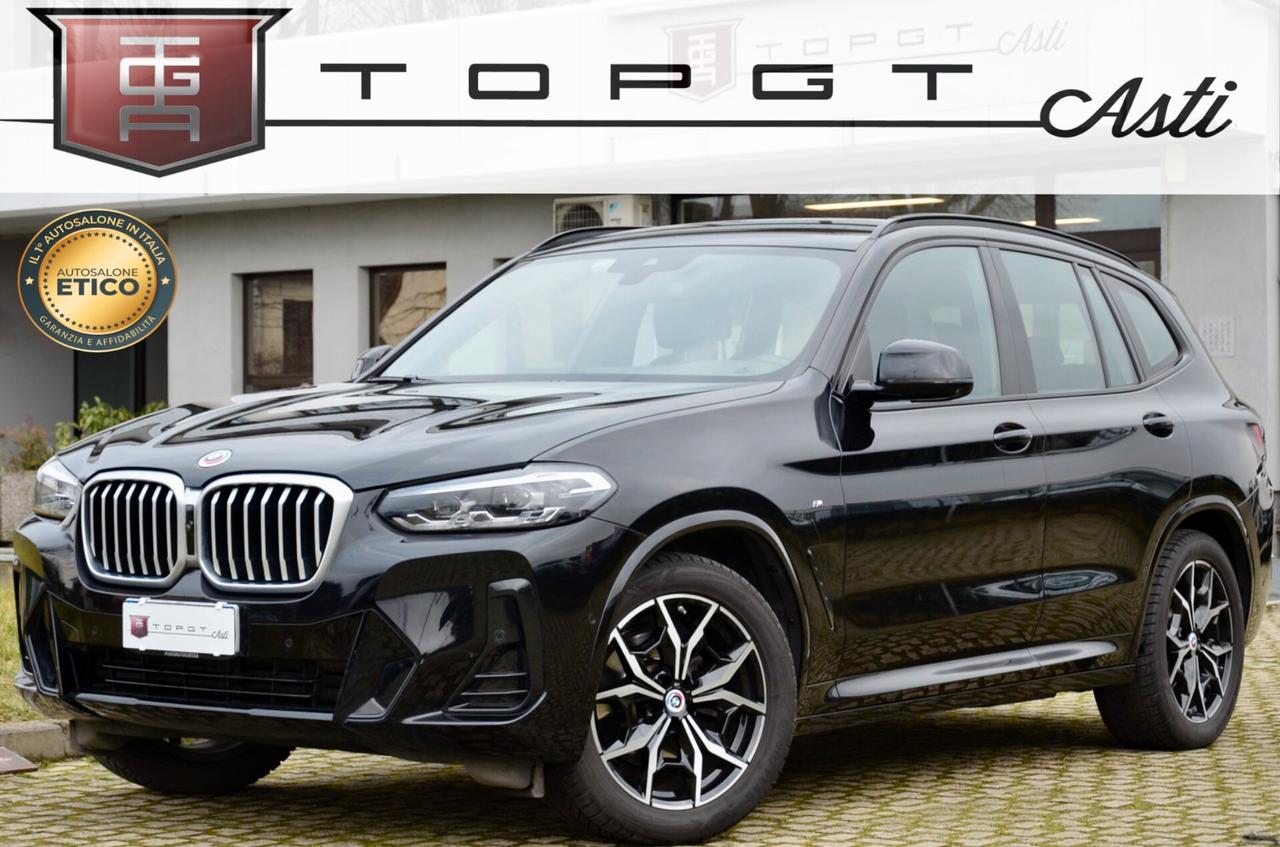 BMW X3 XDRIVE 20d MHEV 48V MSPORT 190cv AUTO, IVA COMPRESA, UNICOPROP, TUTTI SERVICE BMW, UFF ITALIANA, EURO 6D, NAVI, 360°, PERMUTE