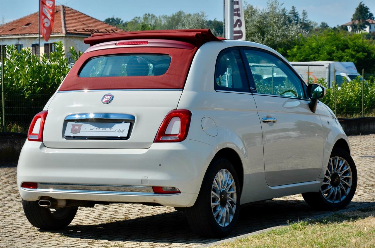 FIAT 500C 1.2 69cv LOUNGE CABRIO , OK NEOPATENTATI , MONITOR 7" , PERMUTE