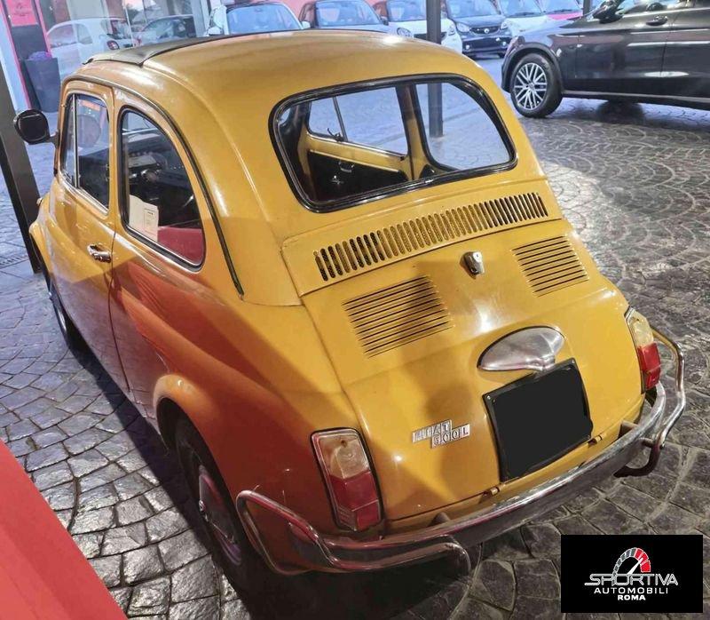 FIAT 500 VERNICE ORIGINALE CAPPOTTA NERA OTTIME CONDIZIONI!
