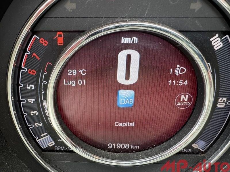 FIAT 500C 1.2 69cv Dualogic INTERNO IN PELLE - CLIMA AUTOMATICO DIGITALE
