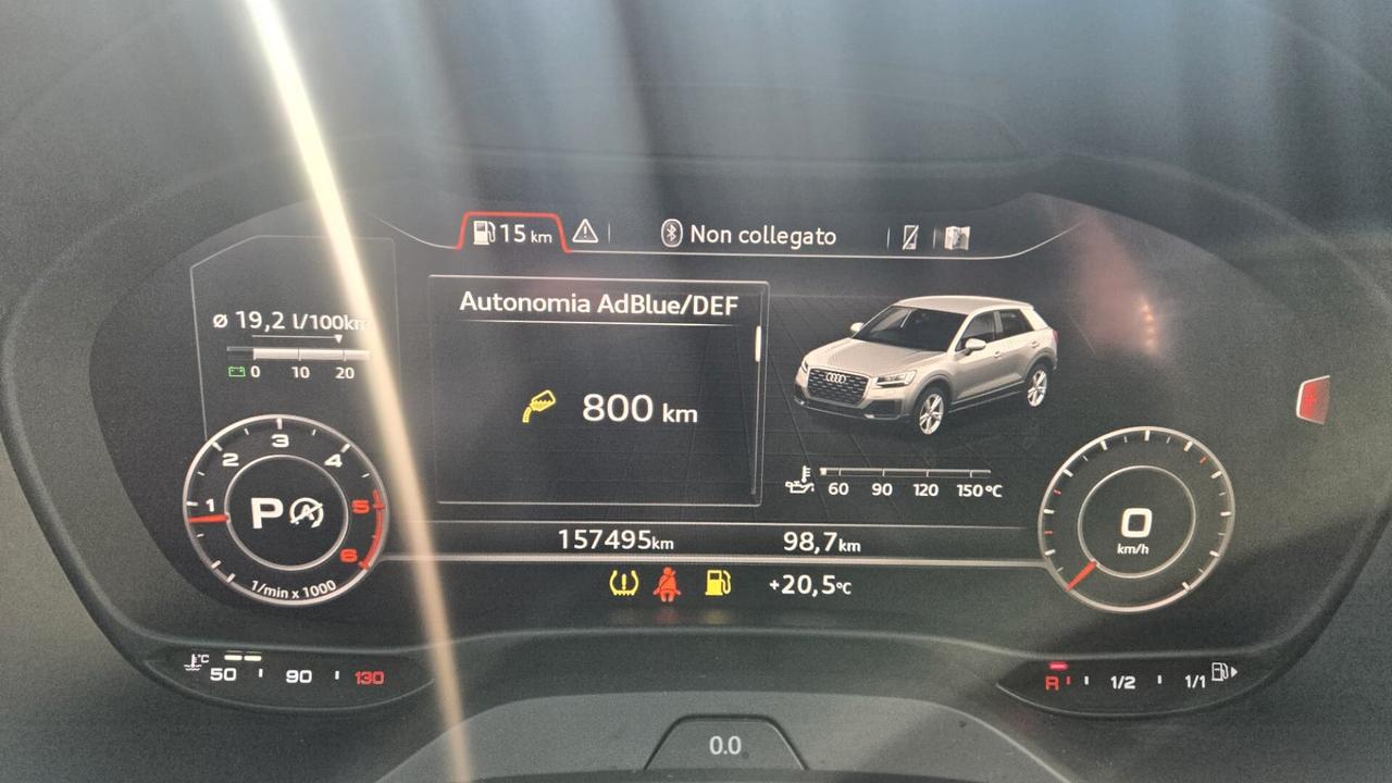 Audi Q2 30 1.6 tdi 115CV S line Edition S-Tronic Cockpit
