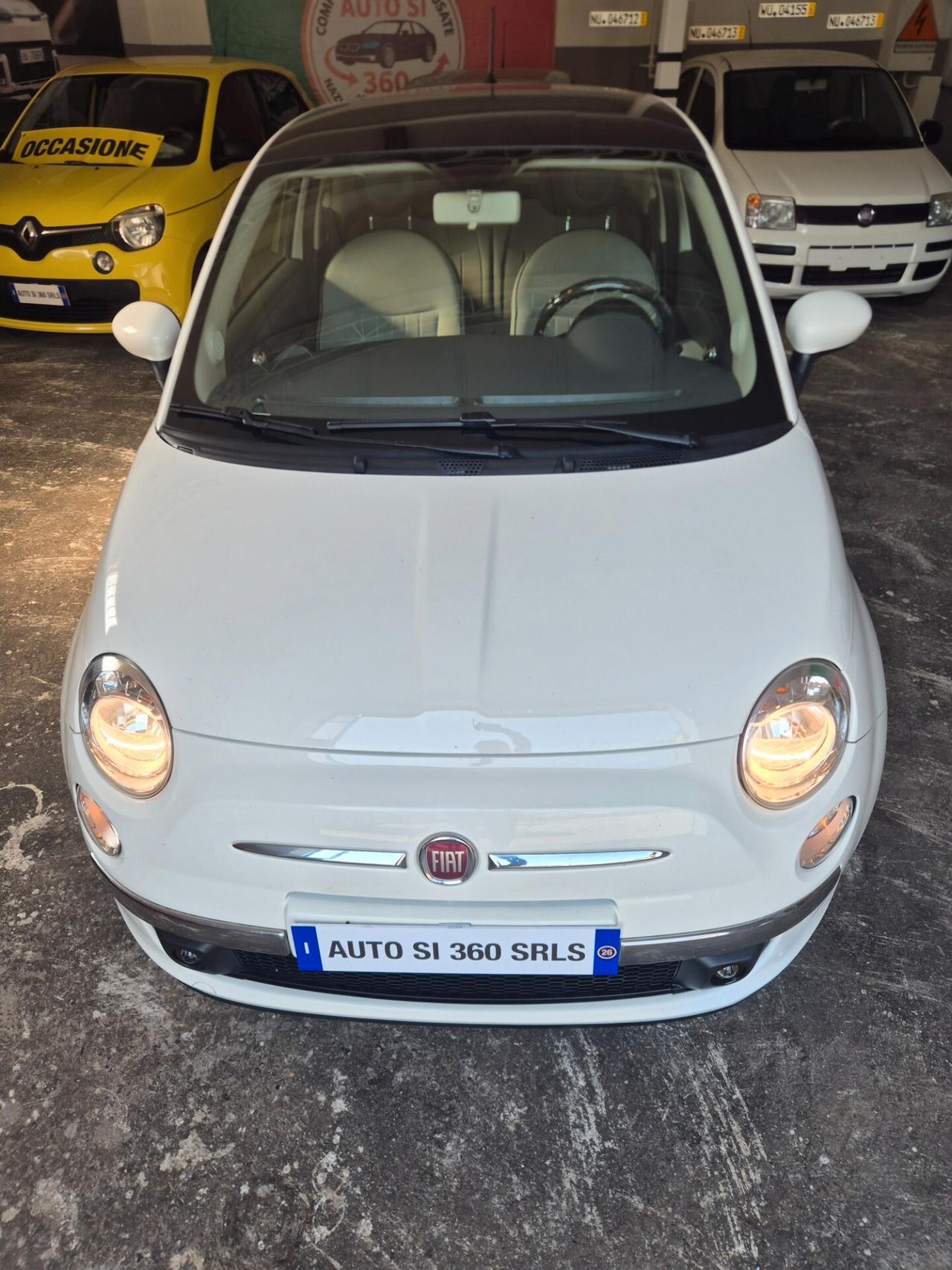 Fiat 500 1.2 benzina tettuccio panoramico neo patentati