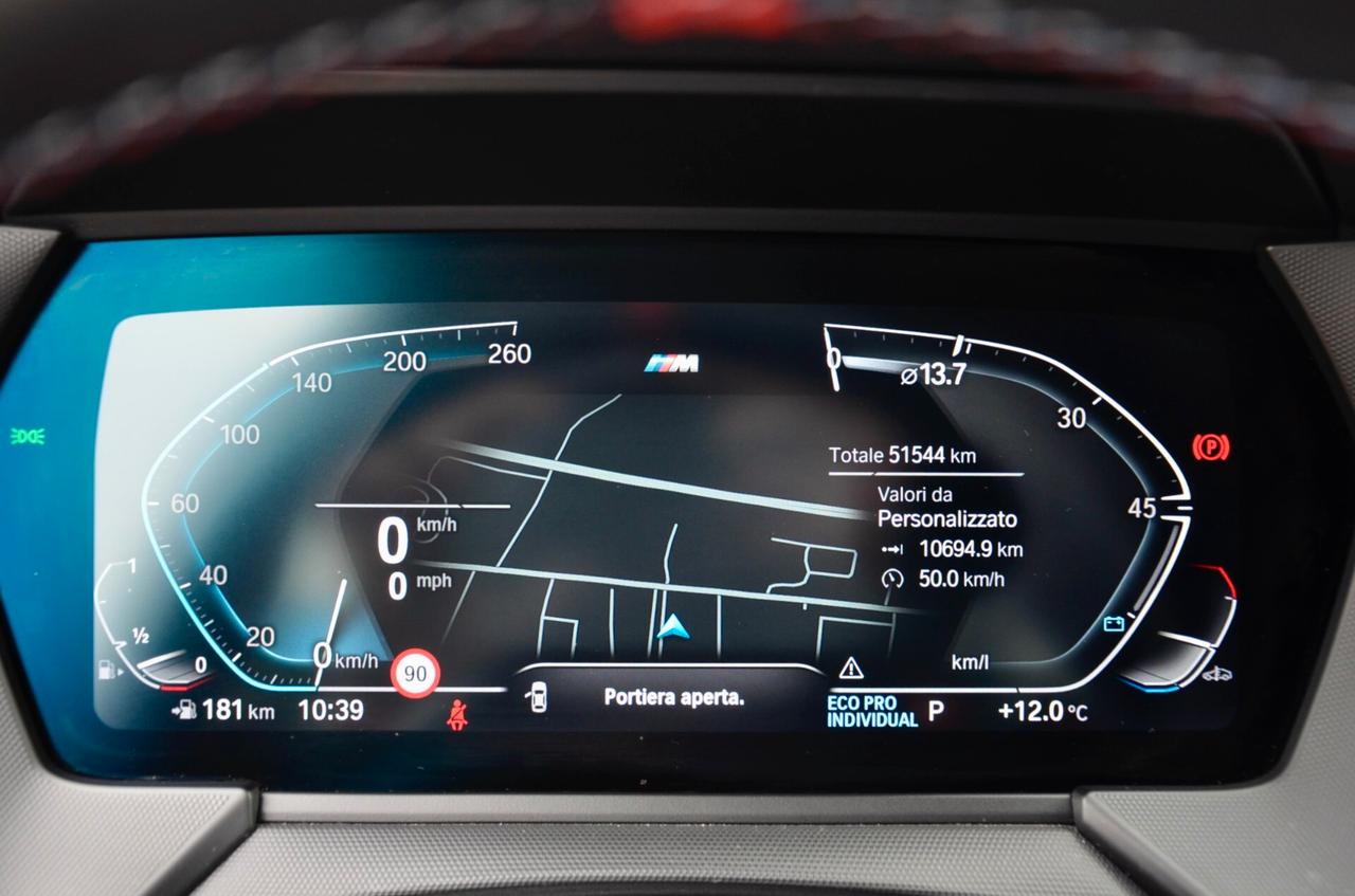 BMW 118i MSPORT 5p 136cv AUTO, UFF ITALIANA, EURO 6D, FARI LED, SEDILI IN ALCANTARA, 18", PERMUTE